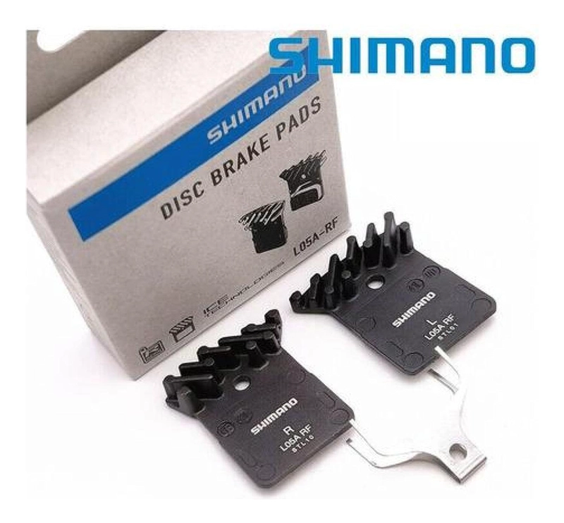 PASTILLA FRENO DISCO L05A-RF SHIMANO ORIGINAL RESINA ALETA - 2