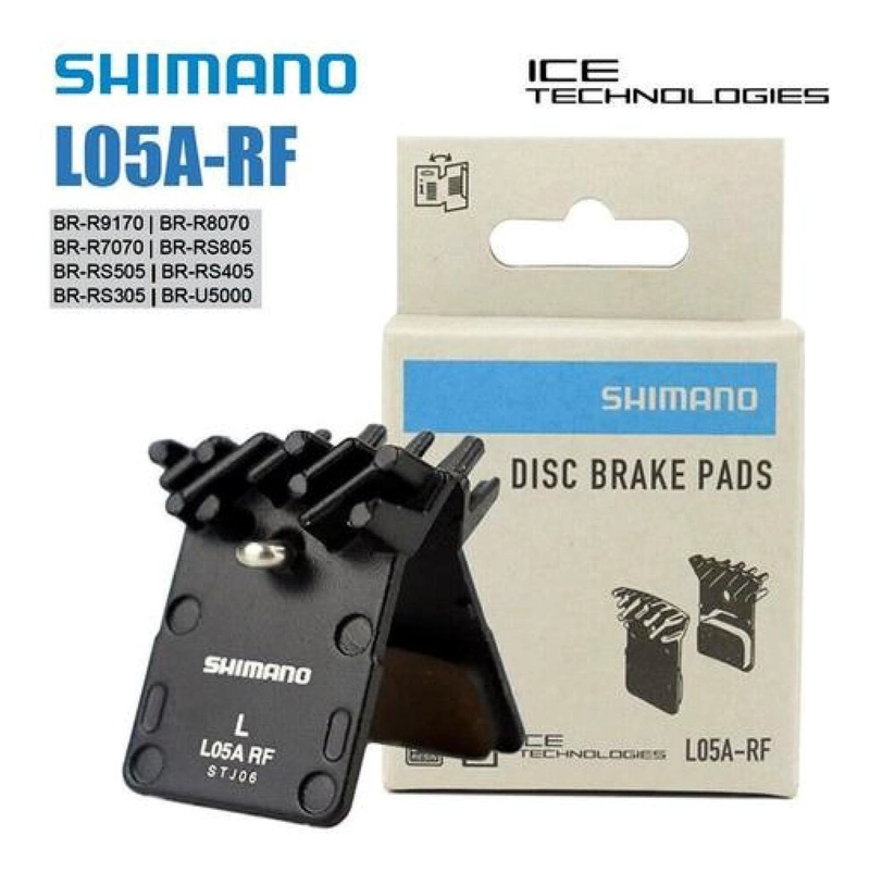 PASTILLA FRENO DISCO L05A-RF SHIMANO ORIGINAL RESINA ALETA - 4