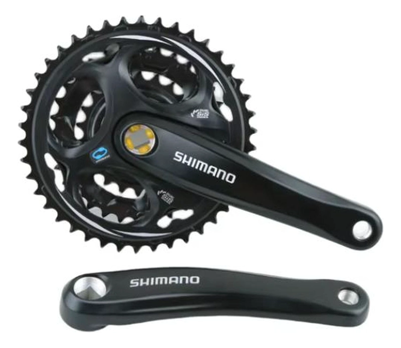 SET VOLANTE + BIELA SHIMANO ALTUS FC-M311-L 42-32-22T 170MM NEGRO - 2