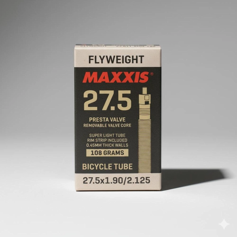 CAMARA MAXXIS FLYWEIGHT 27.5X1.9-2.125 VALVULA PRESTA NEGRO - 3