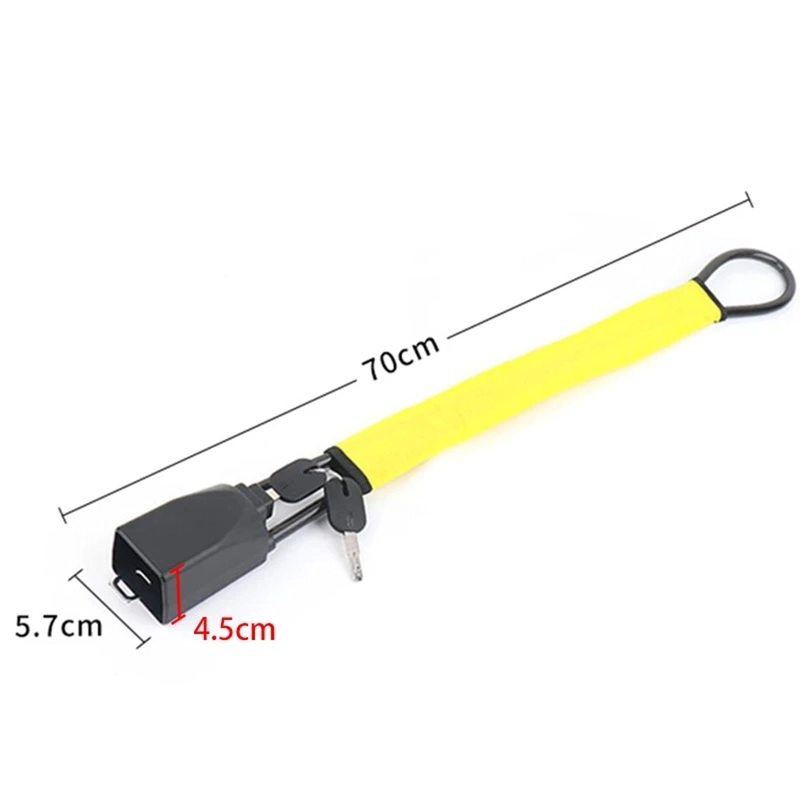 TRABA ANTIRROBO VOLANTE A CINTURON AUTO UNIVERSAL - 5