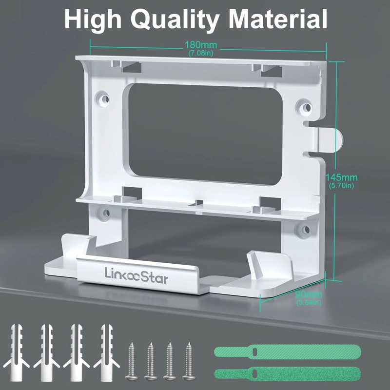 SOPORTE MURO ROUTER STARLINK GEN3 CON BASE PARA FUENTE - 4