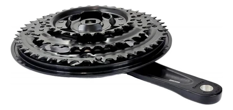 VOLANTE SHIMANO FC-M311-L 3 PLATOS 7/8V 175MM - NEGRO - 3
