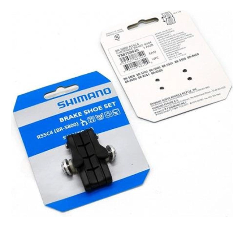 PATINES DE FRENO SHIMANO R55C4 BR-5800 RUTA LLANTA ALUMINIO - 3