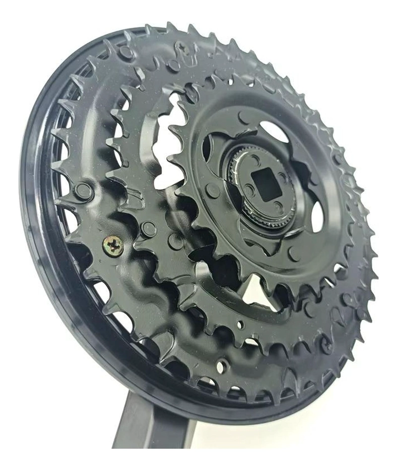 BIELA + VOLANTE SHIMANO TOURNEY FC-TY501 170MM 48-38-28T NEGRO - 5