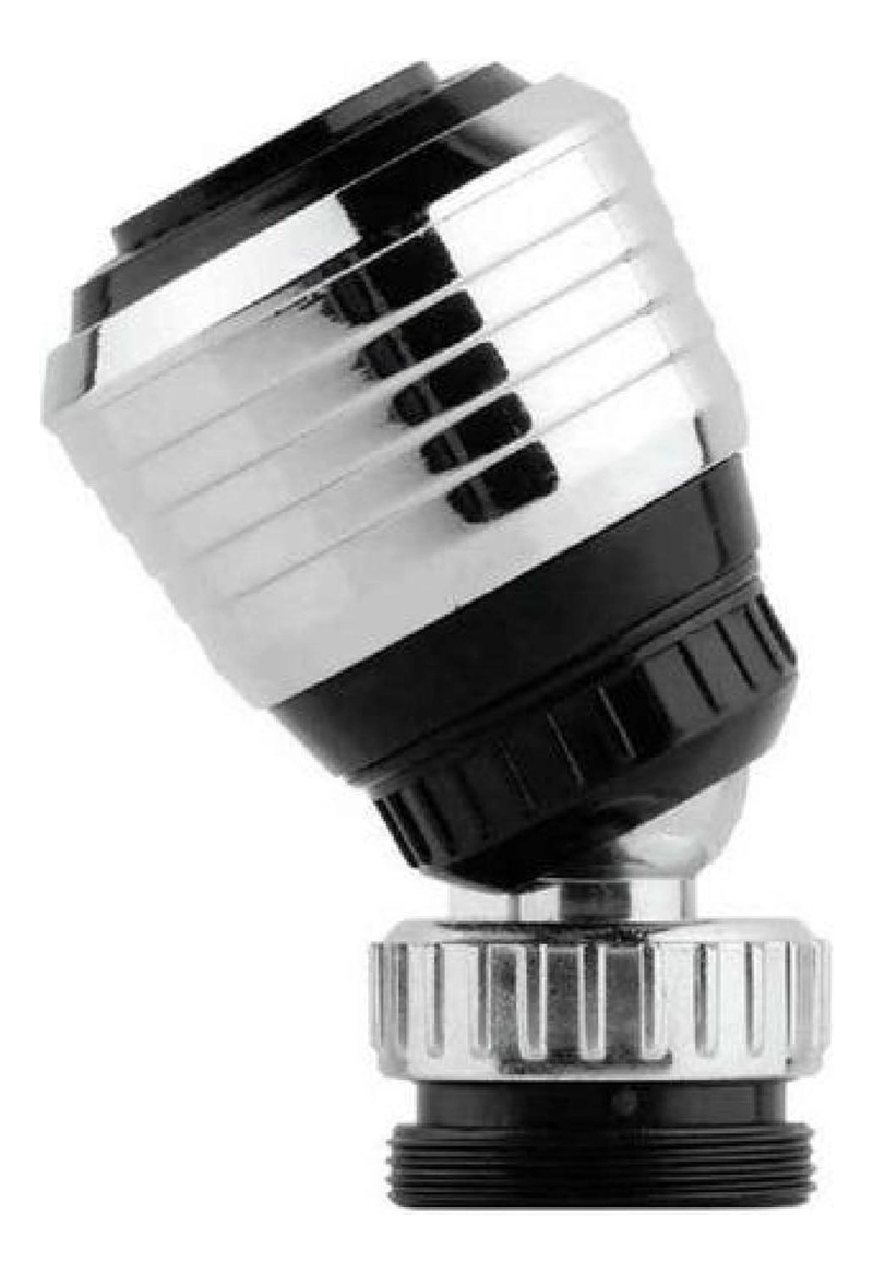 BOQUILLA GIRATORIA DE ACERO INOXIDABLE LLAVE LAVAPLATOS BAÑO - 2