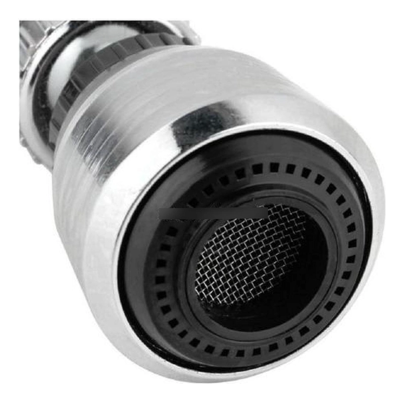 BOQUILLA GIRATORIA DE ACERO INOXIDABLE LLAVE LAVAPLATOS BAÑO - 7