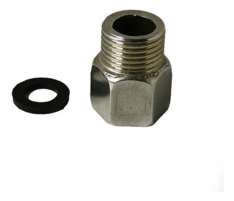 ADAPTADOR LLAVE NIPLE MACHO HERMBRA CONECTOR HE 1/2 - HI 1/2 - 4