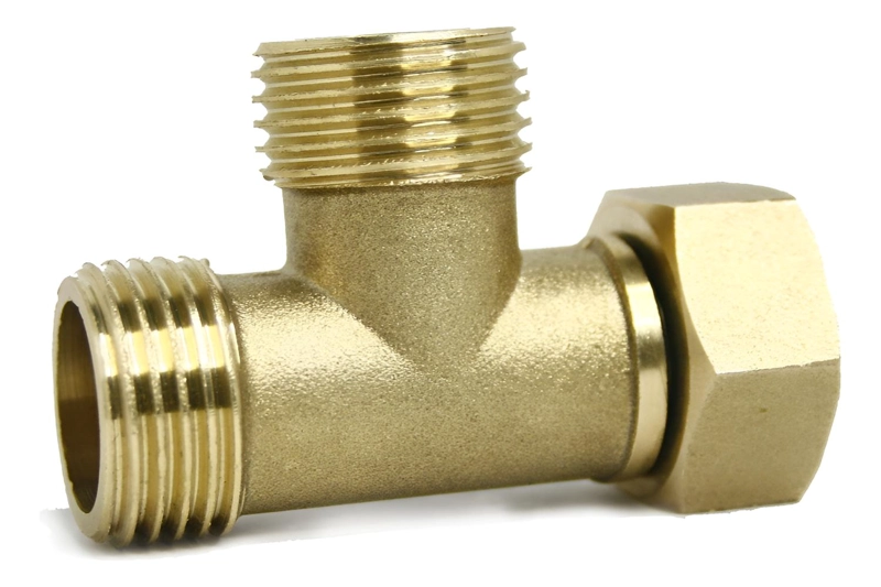 CONECTOR TIPO T MACHO HEMBRA ROSCA 1/2 HE HE HI DERIVACION - HEMBRA-MACHO-MACHO - 1