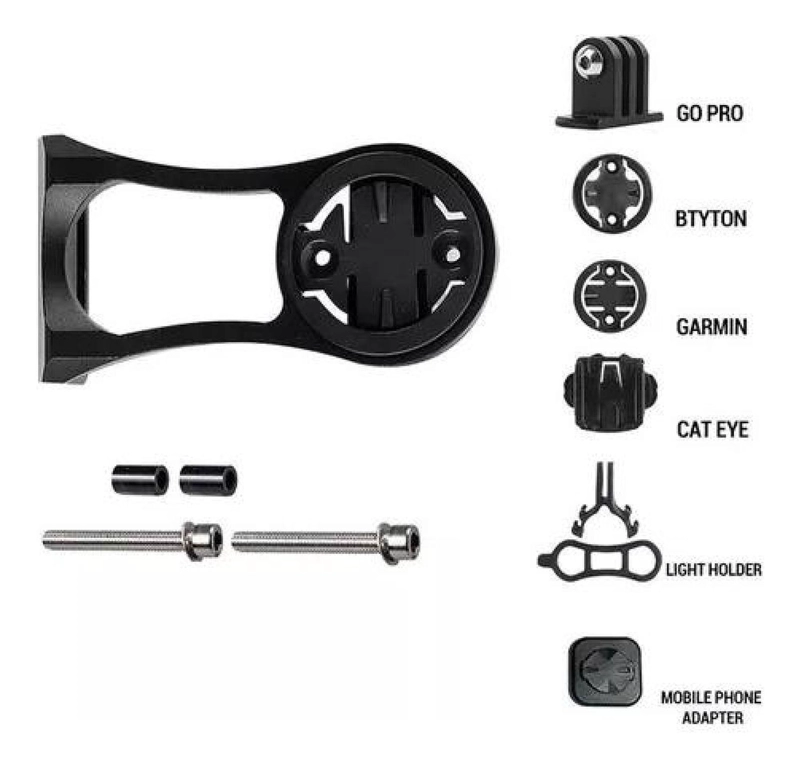 SOPORTE DE GPS, CAMARA, LUCES, GARMIN, GOPRO PARA BICICLETA - 2