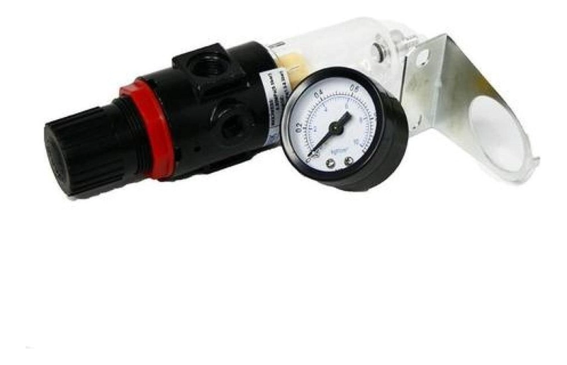 FILTRO REGULADOR DE COMPRESOR NEUMATICO CON MANOMETRO SIMPLE - 1