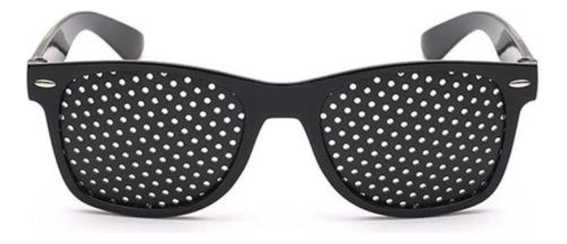 LENTES RETICULARES ESTENOPEICOS MIOPIA, ASTIGMATISMO OJOS TALLA UNICA NEGRO - 3