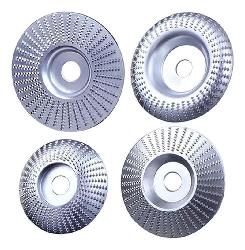 PACK 4 DISCOS DE DESGASTE ESMERIL GALLETERA MADERA 22 MM - 7