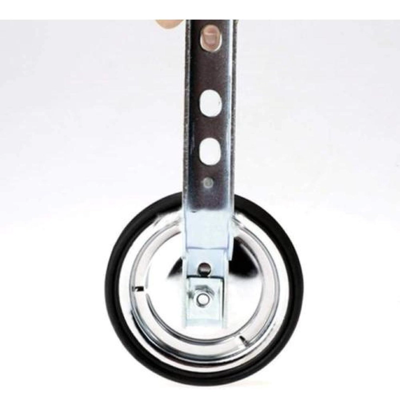 RUEDITAS ESTABILIZADORAS METALICA REGULABLE 12-20 BICICLETA NEGRO - 4