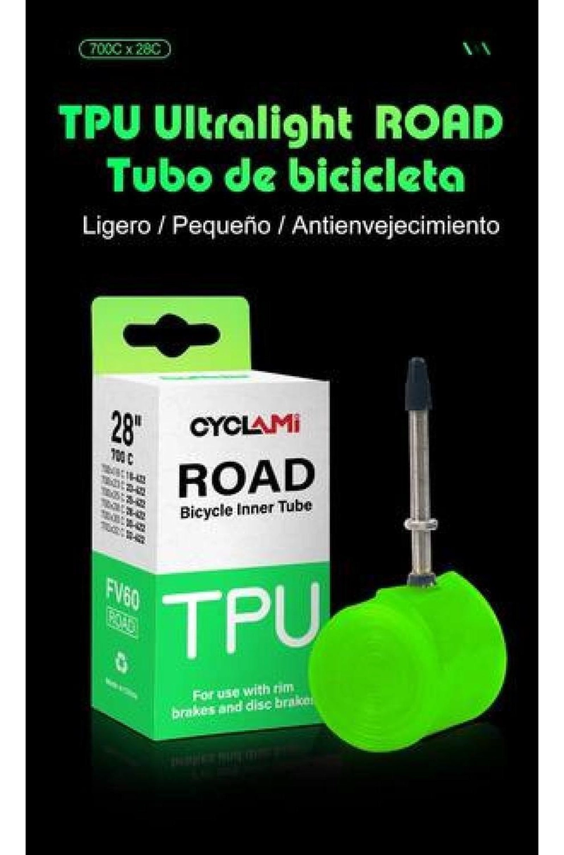 CAMARA BICICLETA TIPO TUBOLITO RUTA 700 X 18-28C VF 60MM PRESTA - 4