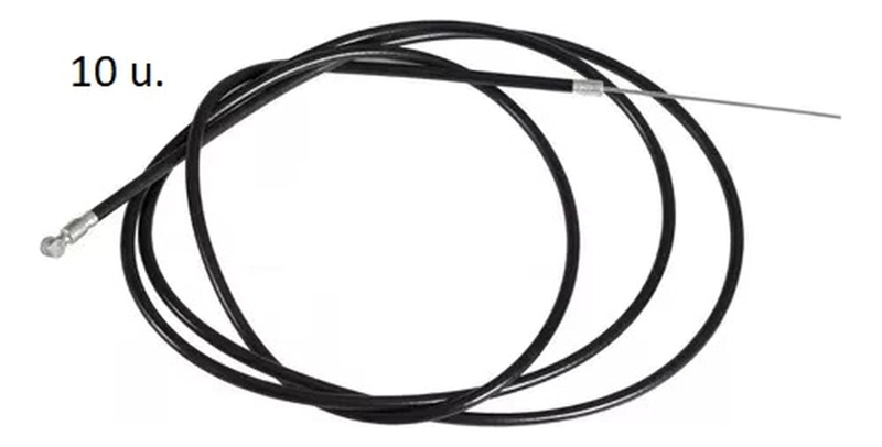 PACK X 10 CABLE DE FRENO TRASERO MTB BARRIL COMPLETO 1.75 M - 2