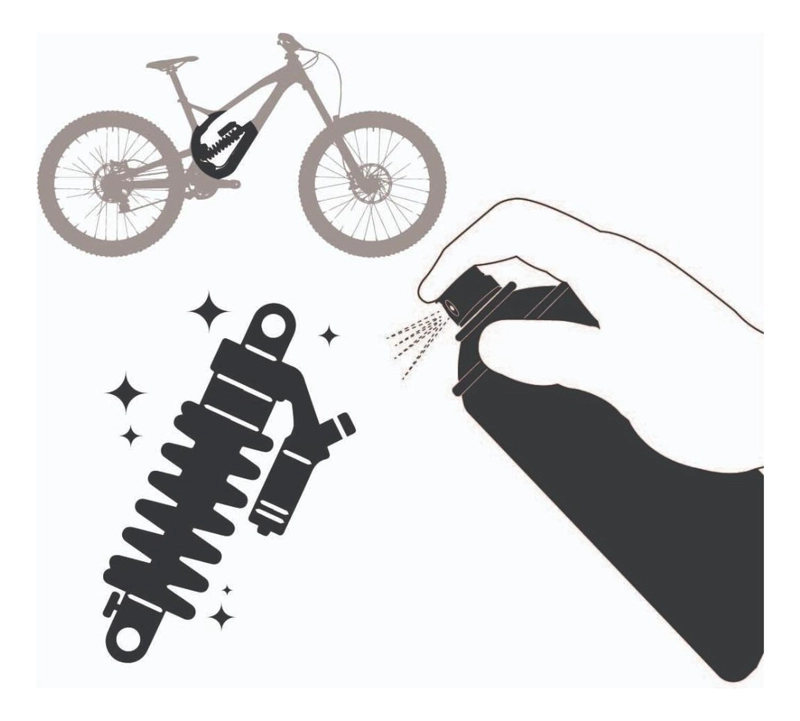LIMPIADOR SUSPENSION CHEPARK 150ML SPRAY BICICLETA MTB - 4