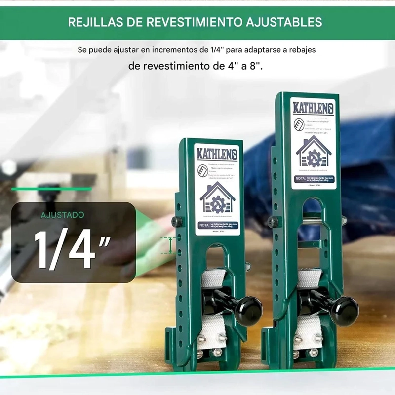 2 SOPORTES NIVELADORES INSTALACION FACHADA SIDING 5/16'' - 9