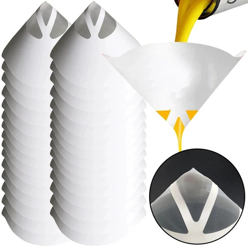 100 FILTROS EMBUDO PINTURA AUTOMOTRIZ 100 MICRAS DESECHABLES - 1