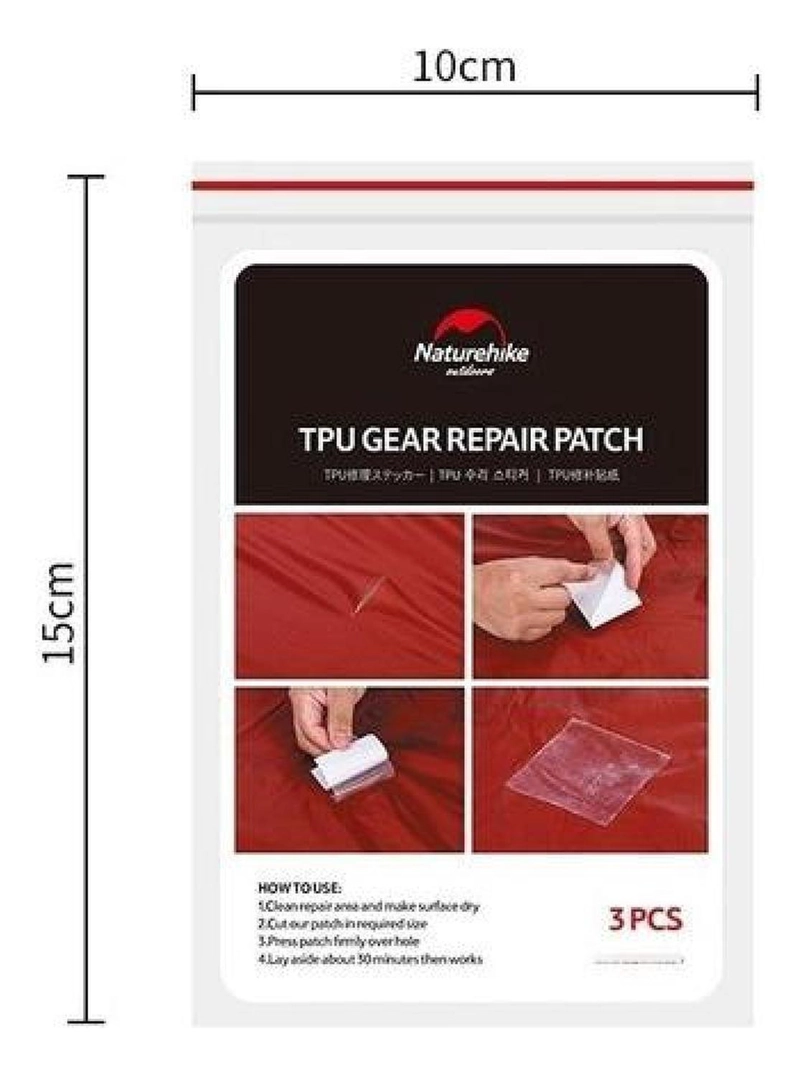 PARCHES TPU DE REPARACION DE EQUIPAMIENTO OUTDOOR CAMPING - 9