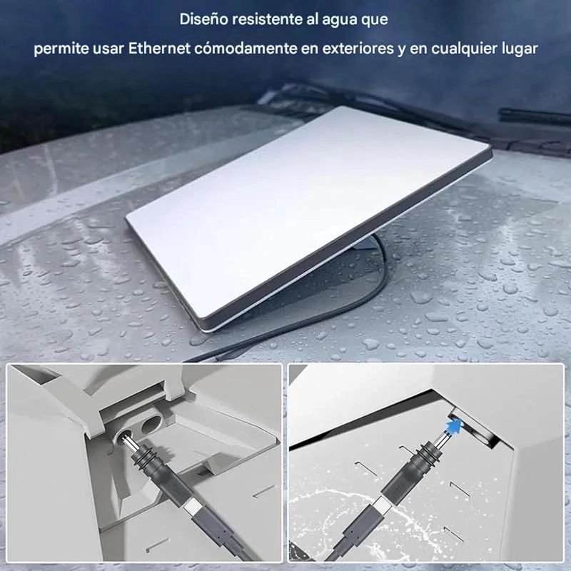 ADAPTADOR CABLE STARLINK MINI TIPO C A DC 5.5X2.1 100W TIPO C - JACK DC - 5