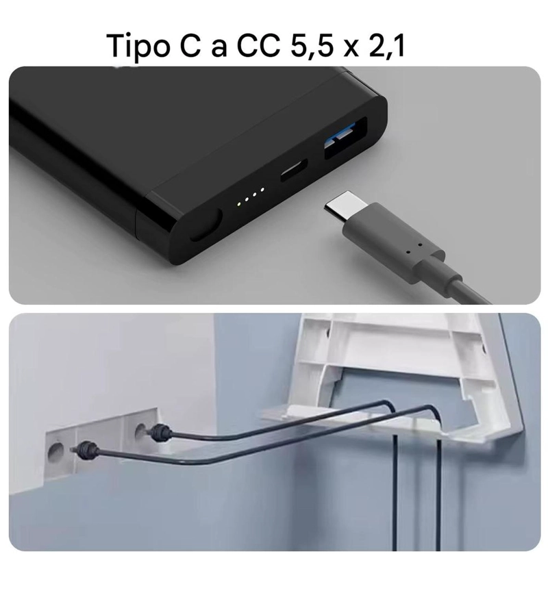 CABLE ALIMENTACION ANTENA STARLINK MINI 5 METROS 100W IP67 - 7