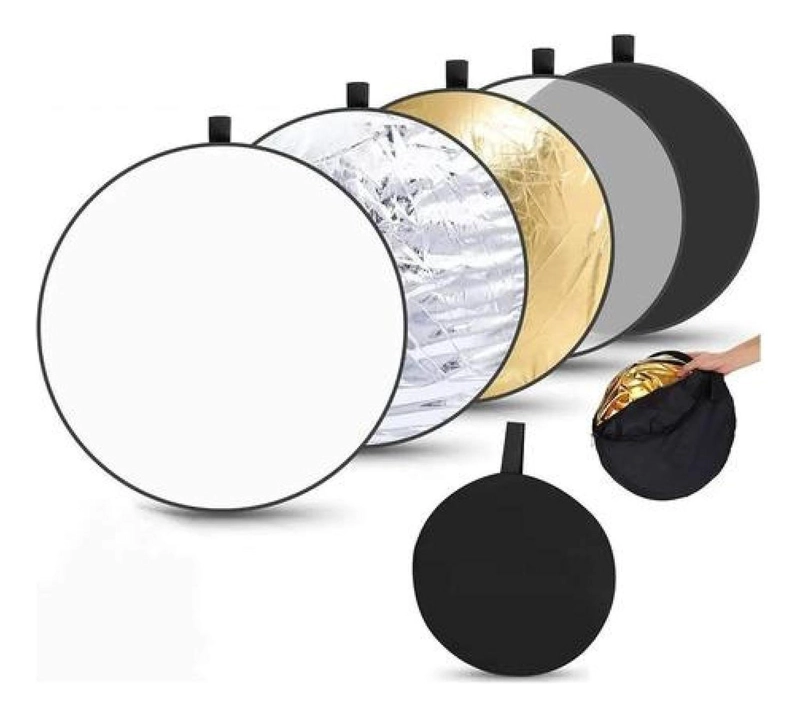 PANTALLA REFLECTORA 5 EN 1 BOLSO FOTOGRAFIA 80CM - 1