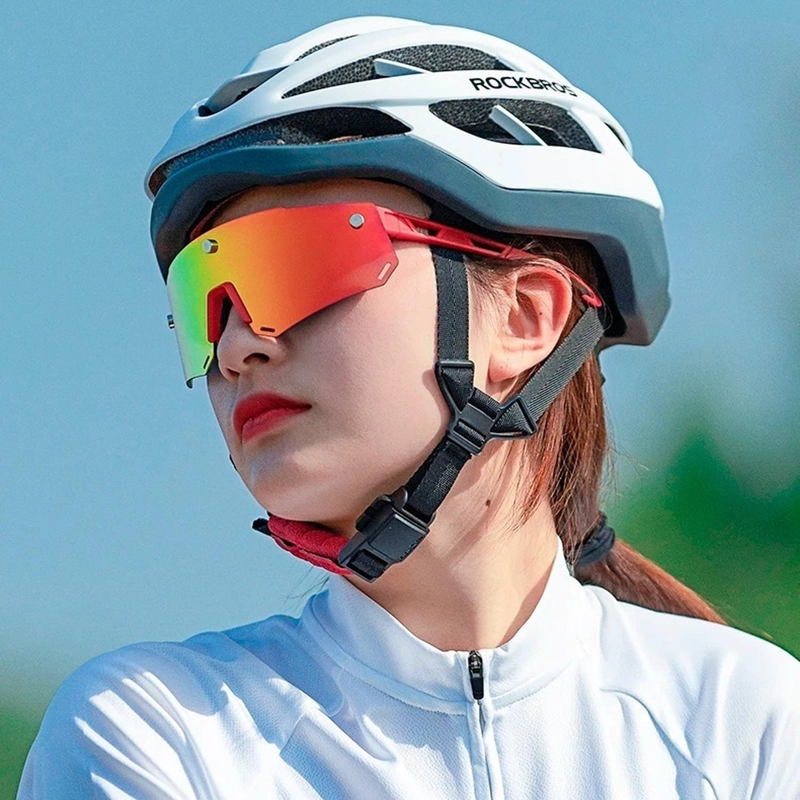 LENTES ROCKBROS MICA MAGNE TICA INTERCAMBIABLE UV400 CICLISMO - 5