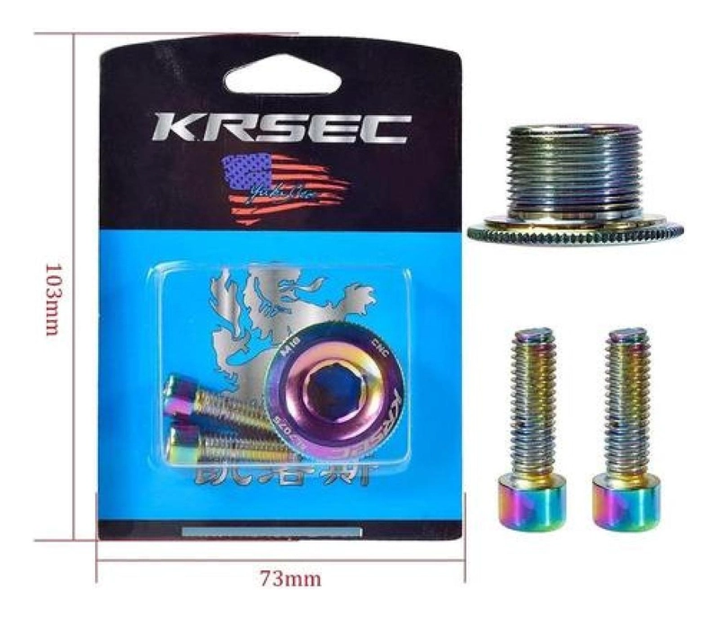 PERNO TORNILLO Y TAPA DE BIELA M20 M18 SHIMANO HOLLOWTECH M18 TORNASOL - 6