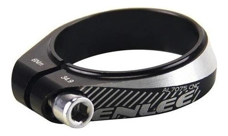 COLLARIN 31,8 MM / 34.9 MM CON PERNO, BICICLETA SILLIN TIJA 31.8 / ROJO - 4