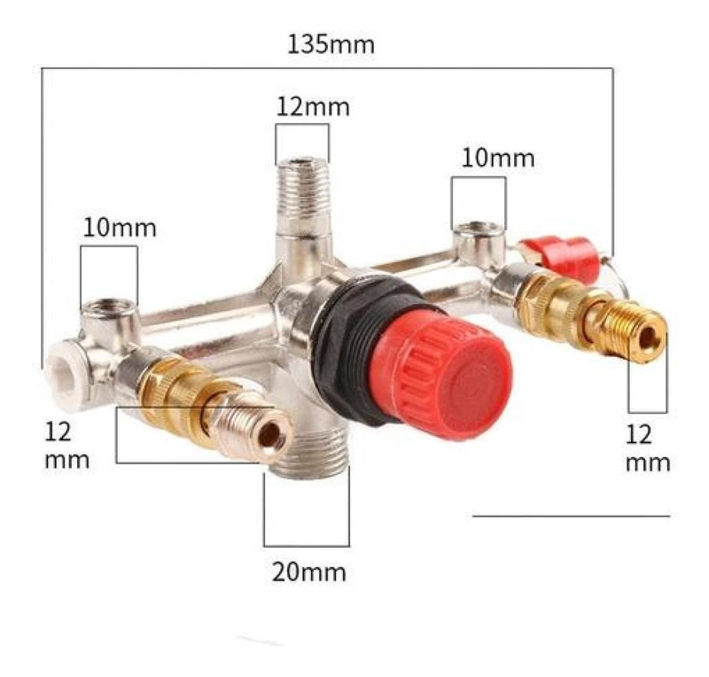 PRESOSTATO 125 PSI COMPRESOR DE AIRE INTERRUPTOR DE PRESION - 6