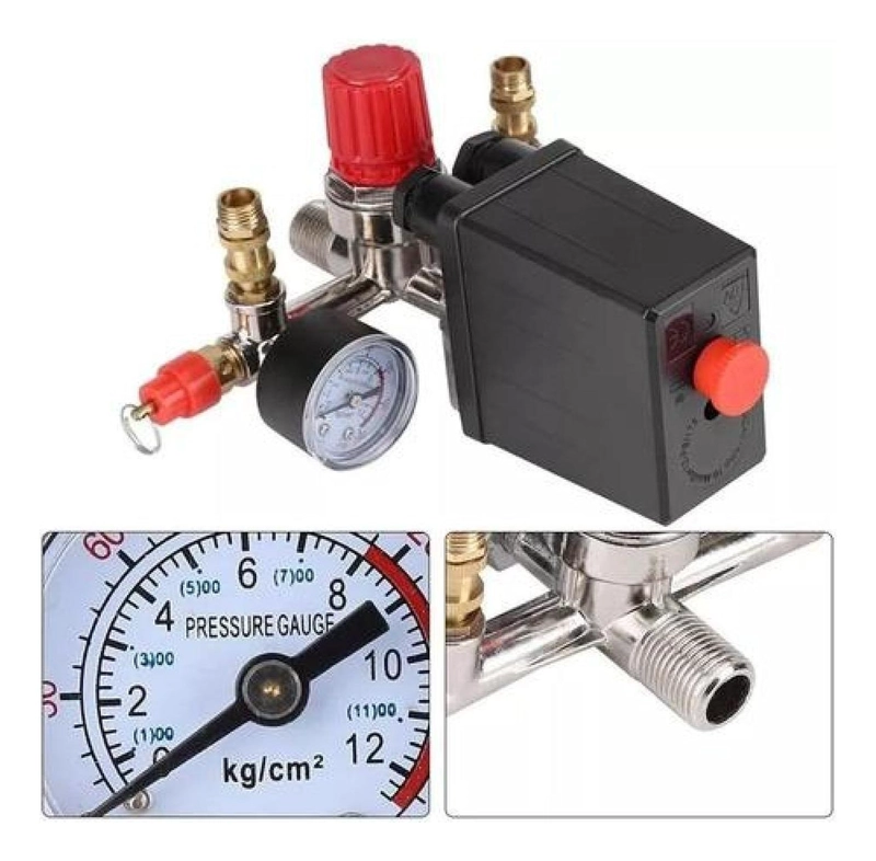 PRESOSTATO 125 PSI COMPRESOR DE AIRE INTERRUPTOR DE PRESION - 9