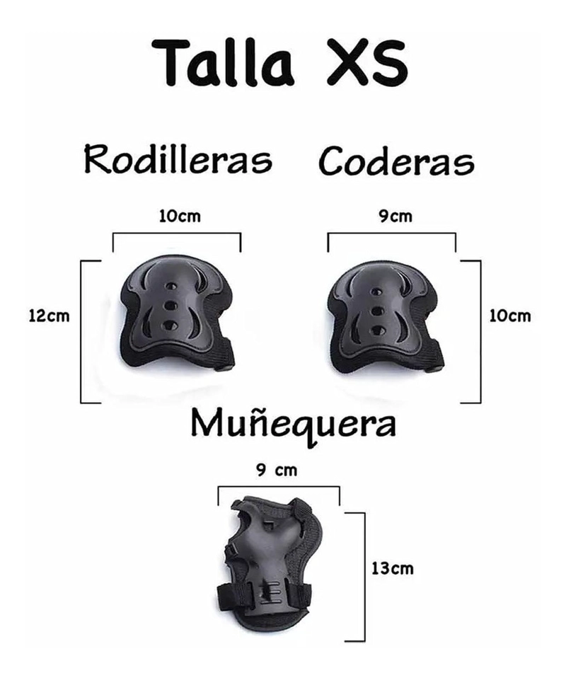 PROTECCION HOOK ADULTO NIÑO RODILLERA CODERA MUÑEQUERA/PALMA XS - 7