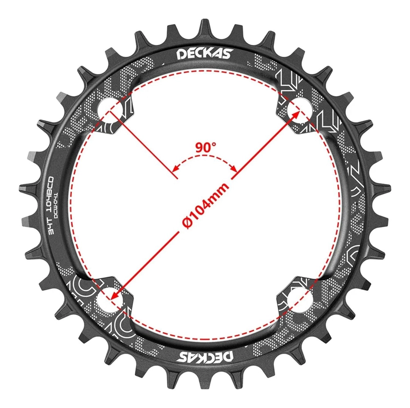 PLATO REDONDO MTB NARROW WIDE BICICLETA 30T 32T 34T 36T 38T 30T - 1