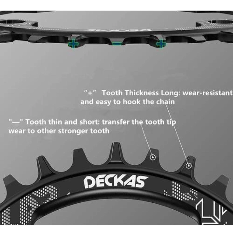 PLATO REDONDO MTB NARROW WIDE BICICLETA 30T 32T 34T 36T 38T 38T - 5