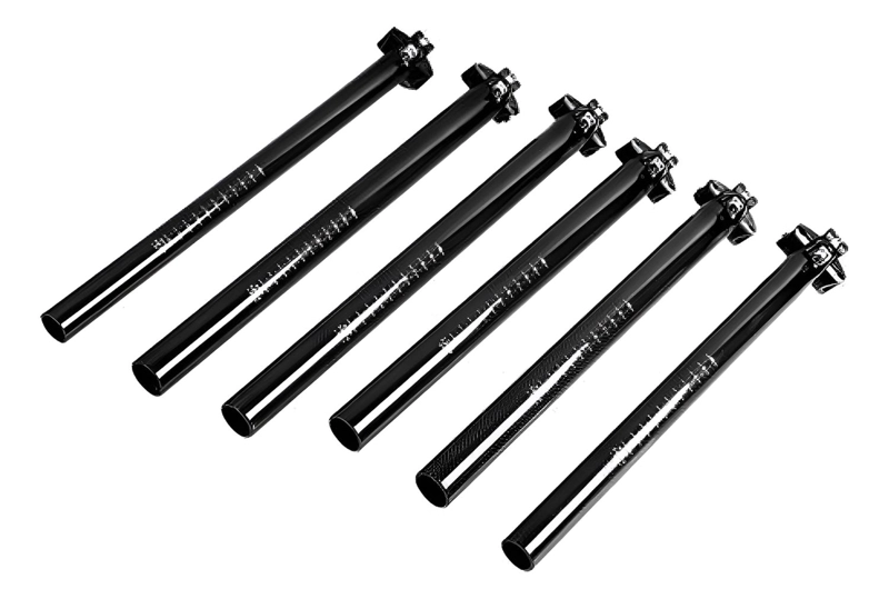 TUBO SILLIN CARBONO MTB RUTA 27.2/30.8/31.6/34.9 BICICLETA 31,6 X 350 MM - 1
