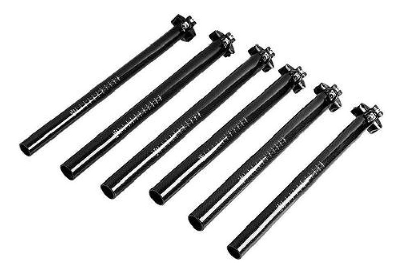 TUBO SILLIN CARBONO MTB RUTA 27.2/30.8/31.6/34.9 BICICLETA 31,6 X 350 MM - 9