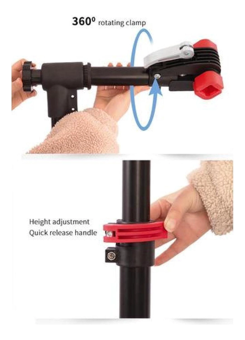 PEDESTAL ATRIL PARA MANTENCION BICICLETAS. SUJETADOR SOPORTE - 4