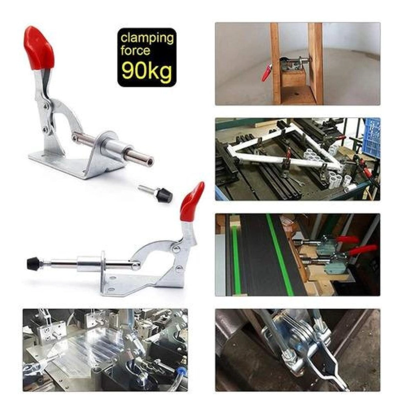 CLAMP EMPUJE GH-301AL 90KG PALANCA TIRADOR RAPIDO HORIZONTAL - 5