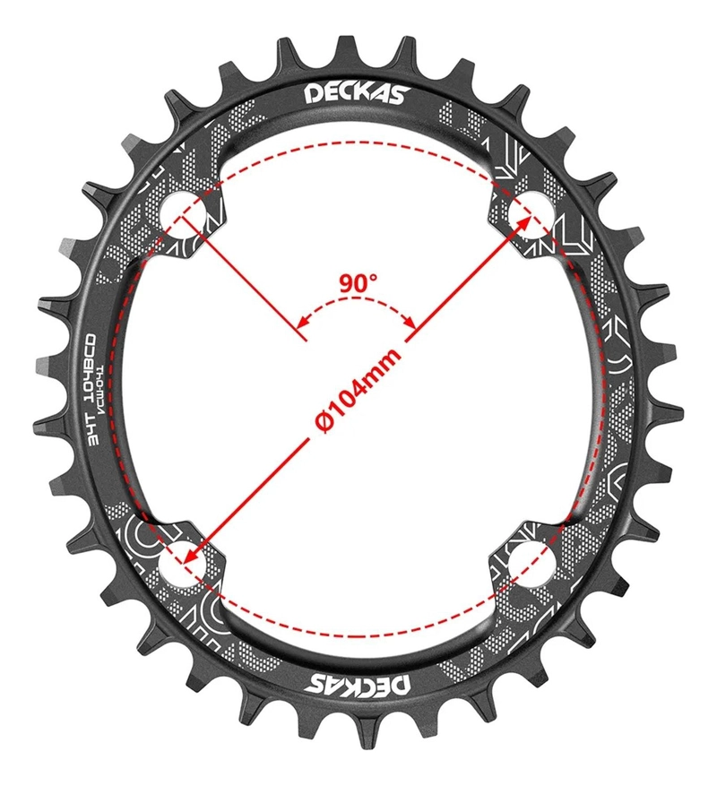 PLATO OVALADO MTB NARROW WIDE BICICLETA 30T 32T 34T 36T 38T 36T - 2
