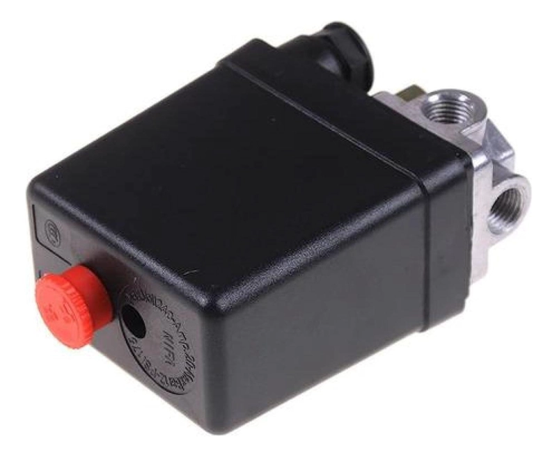 PRESOSTATO 4 VIAS VALVULA CONTROL DE PRESION COMPRESOR AIRE - 2