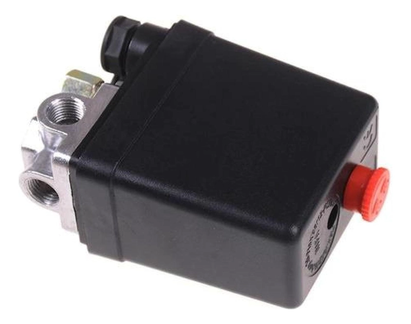 PRESOSTATO 4 VIAS VALVULA CONTROL DE PRESION COMPRESOR AIRE - 5