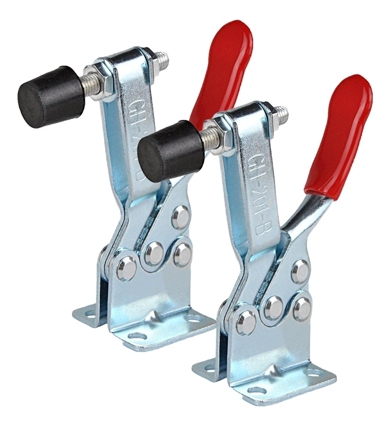 PACK 2 CLAMP PRESION VERTICAL GH-201B 100KG TIRADOR RAPIDO - 1