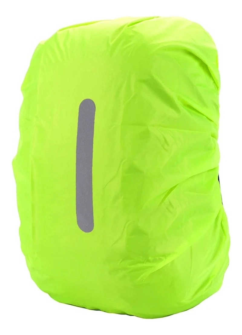 FUNDA CUBRE MOCHILA IMPERMEABLE REFLECTANTE 25-29 LITROS LISA CON REFLECTANTE - 1