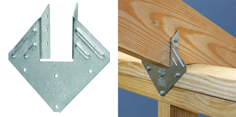 CONECTOR SOPORTE FIJACION VIGA H1 MADERA GALVANIZADO - 8