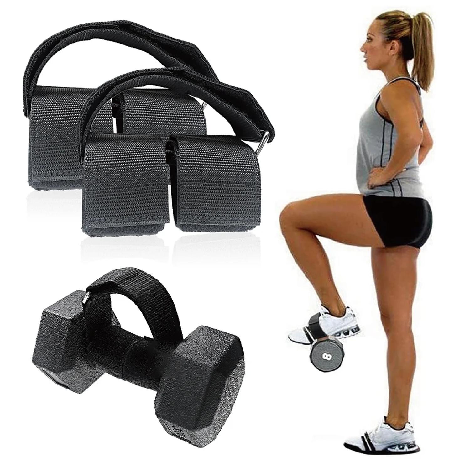 CORREAS TOBILLERAS PARA MANCUERNAS ENTRENAMIENTO PIERNA GYM - 1