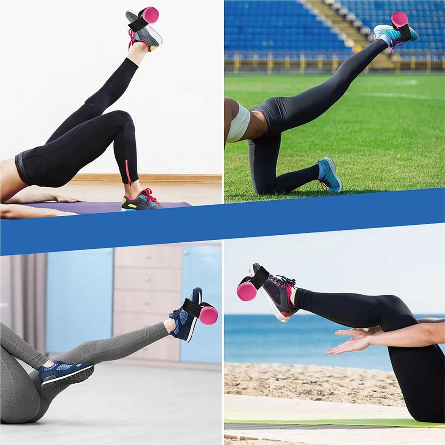 CORREAS TOBILLERAS PARA MANCUERNAS ENTRENAMIENTO PIERNA GYM - 2