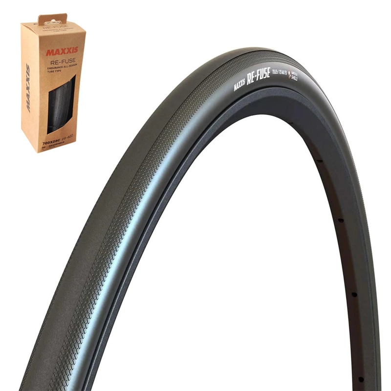 NEUMATICO BICICLETA MAXXIS RE-FUSE 700X28C MAXXSHIELD RUTA - 1