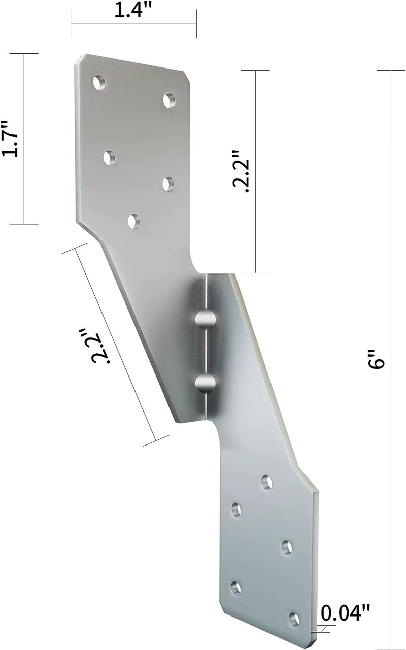 CONECTOR MADERA H2,5A ANTISISMICO TECHUMBRE COBERTIZO - 2