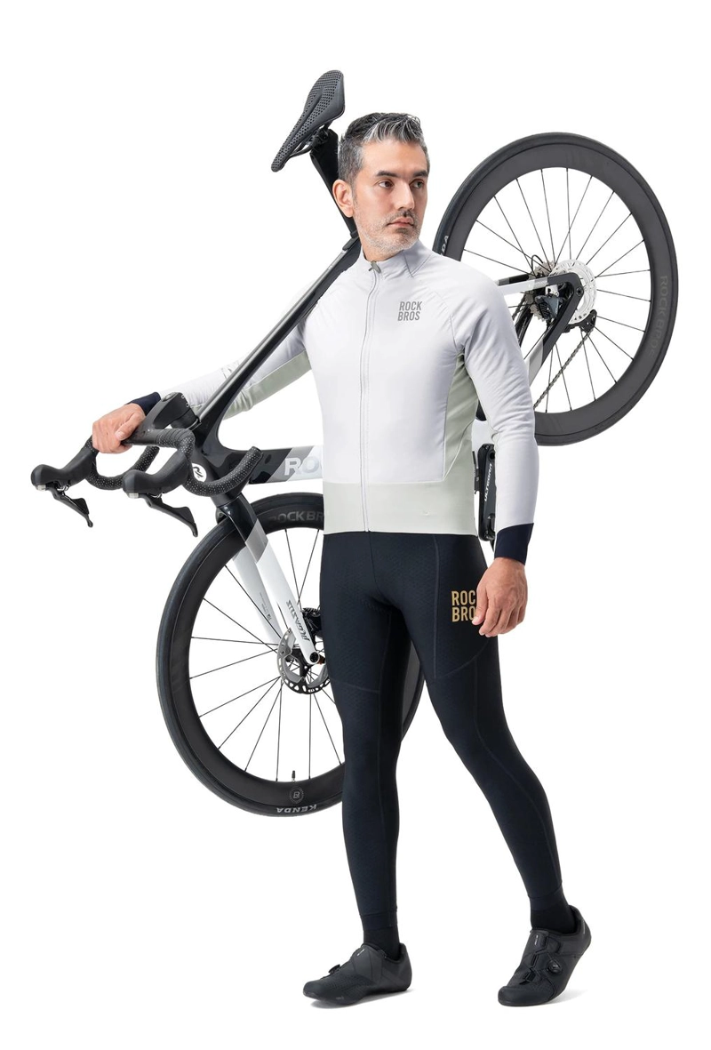 TRICOTA CICLISMO ROCKBROS INVIERNO POLAR TE RMICA HOMBRE - 3
